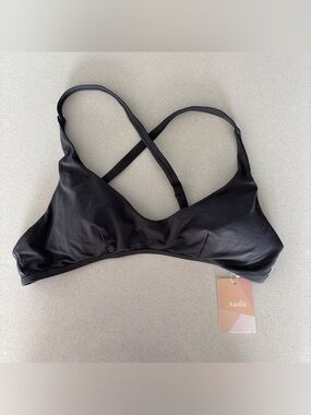 NWT Andie Grey Valencia Swimsuit Bikini Top